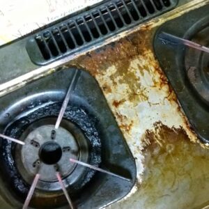 頑固な汚れが気になる